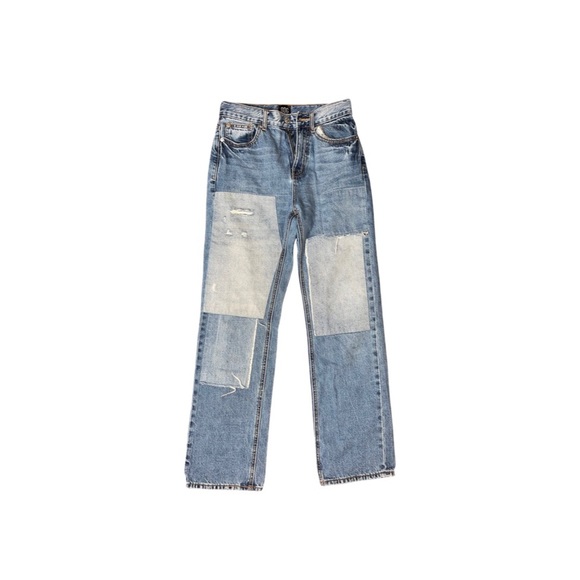 Blue patch jeans. I’m willing to workout price problems. - Picture 1 of 2